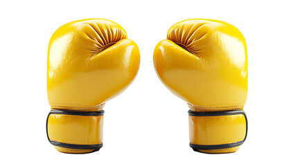 Yellow boxing gloves