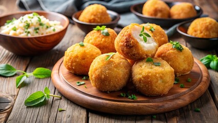 Arancini – Italy
Crispy fried risotto balls stuffed with cheese or meat, golden and delicious.