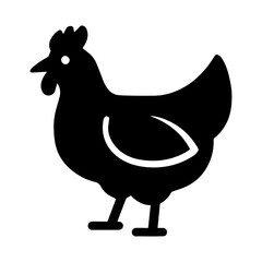 Chicken food wedding menu option icon with transparent background symbolizing poultry dish and wedding celebration
