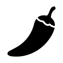 Pepper icon with transparent background symbolizing spicy food menu option and hot flavor
