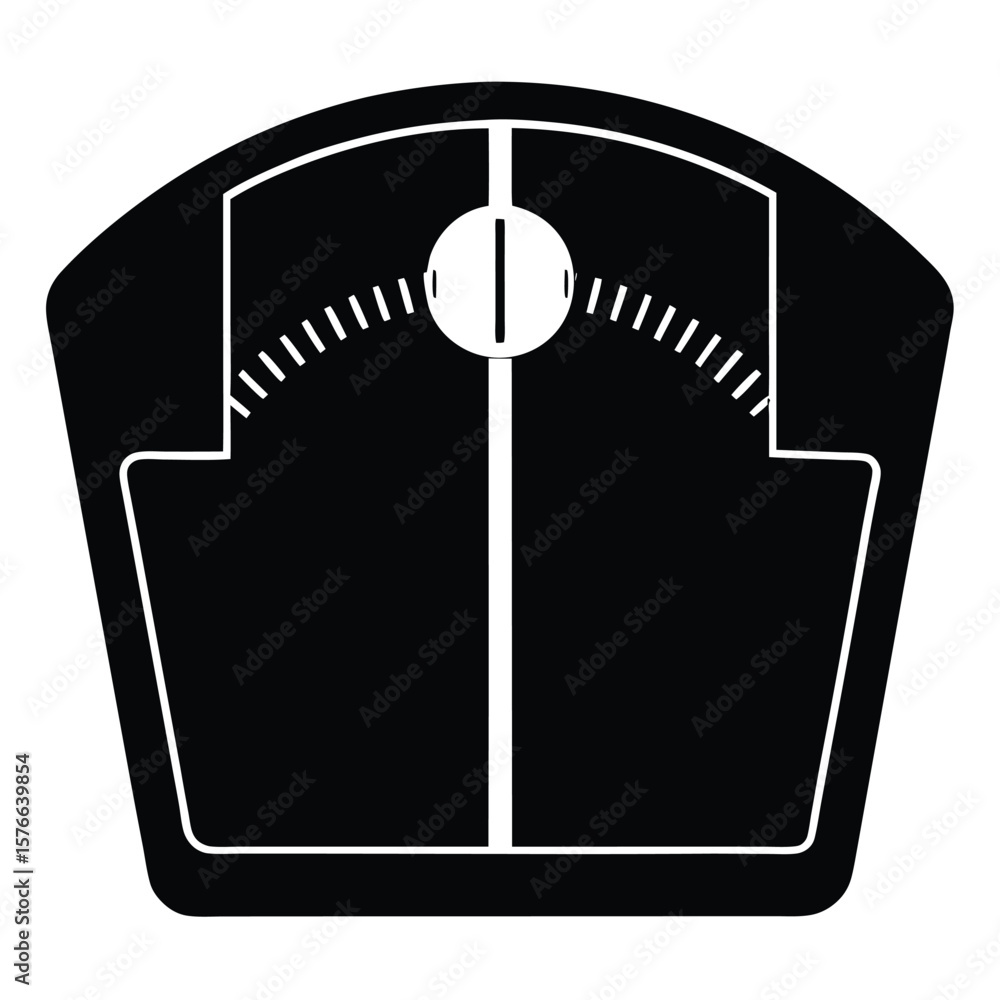 Poster gym instructor element isolated bmi chart on white background