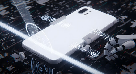 Futuristic Smartphone and Robotic Interaction