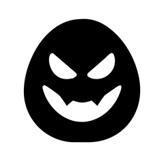 evil laugh Halloween icon