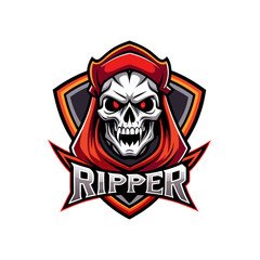 Ripper Skull Esport Logo