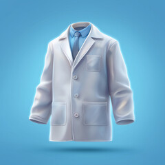 White Lab Coat Medical Professional Uniform Clothing Doctor