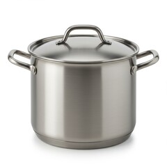 Stainless Steel Cooking Pot with Lid for Kitchen Use and Culinary Needs