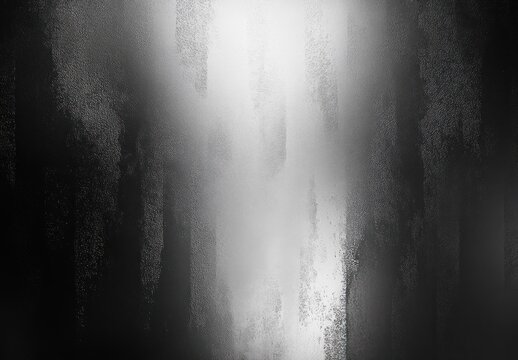 Close-up of a foggy or wet glass surface with water droplets creating abstract vertical streaks and a blurred light source behind, evoking a mysterious and calm atmosphere - Powered by Adobe