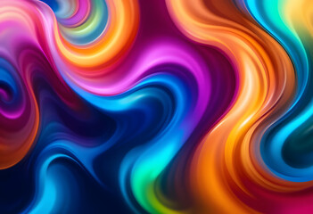 Abstract Colorful Swirls