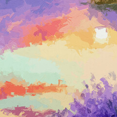 Various oil paintings, flowers, tulips, roses, peonies, ducks, birds, lakes, scenery