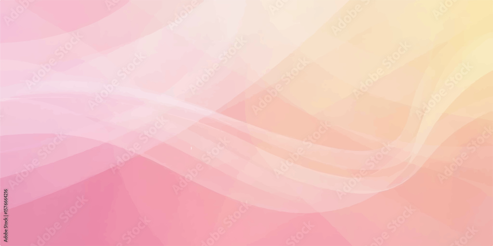 Poster abstract colourful vector background with smooth waves and vibrant curves