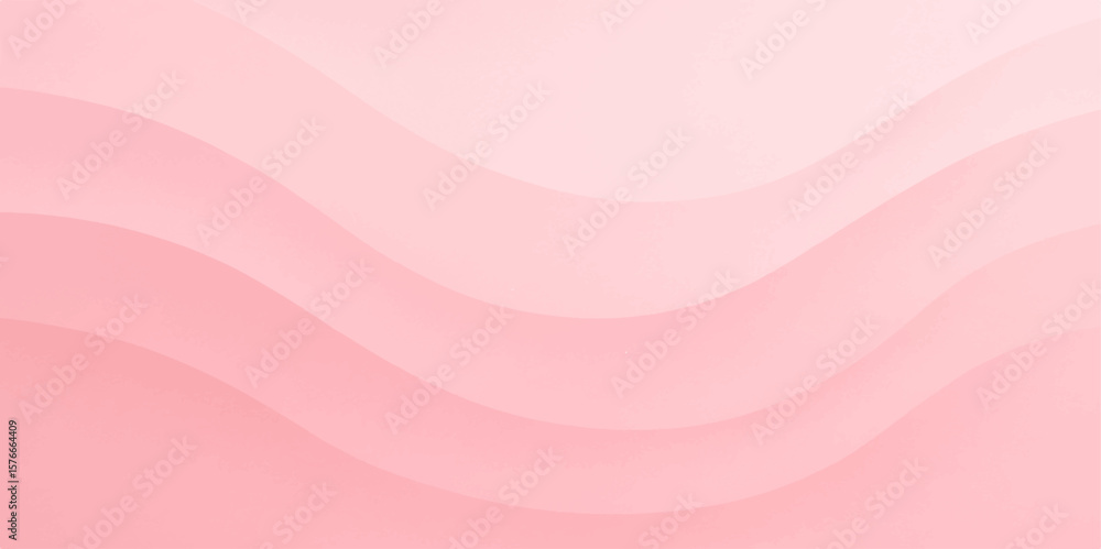 Poster soft pink abstract background with flowing wavy lines and smooth silk texture
