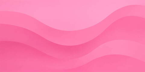 Soft pink abstract background with flowing wavy waves and smooth silk texture