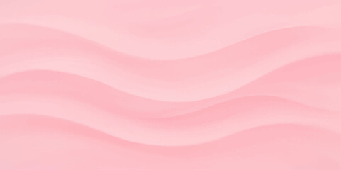 Pink silk and satin fabric background with soft flowing waves and abstract texture design