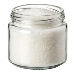 jar of sugar isolated