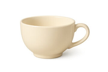 Simple and elegant, this empty teacup is perfect for showcasing your beverage designs or adding a touch of warmth to your projects