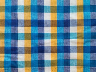 Loincloth multicolor woven handmade Thai traditional fashion fabric textile original pattern style backgrounds and textures design.