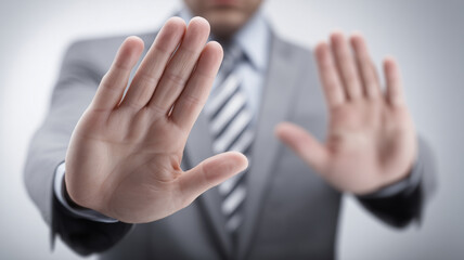 Successful Real Estate Deal Sealed with Handshake in Front of Model Home
