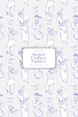 Coloring pages of north sumatra dance traditional