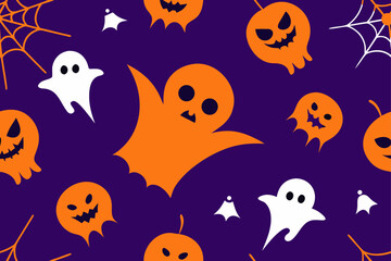 Fototapeta premium seamless halloween pattern
