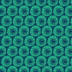 Abstract pixels effect pattern seamless illustration vector rectangle elements EPS 10