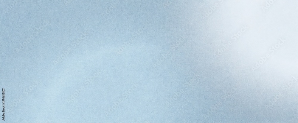 Wall mural light blue textured background with subtle gradient and soft diffused lighting effect on the right s