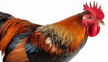 rooster isolated on white background