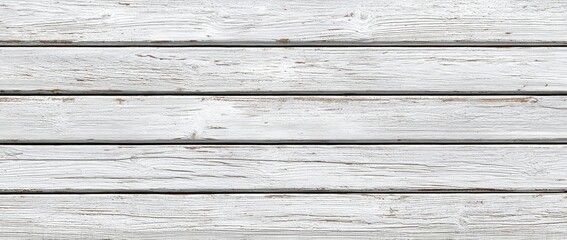 Obraz premium Horizontal whitewashed planks, showing wood grain and subtle discoloration