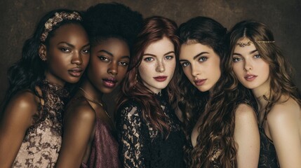 Obraz premium diverse beauty models