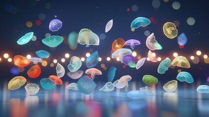Beneath the Veil of Imagination: The Enigmatic World of Surreal Jellyfish