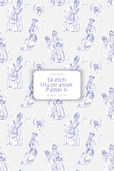 Social media layout idea with jawa timur dance