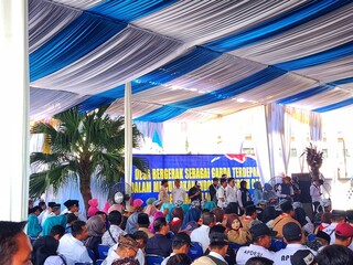 Community Event Under Tent