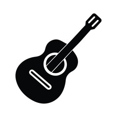 Guitar Icon Vector Illustration