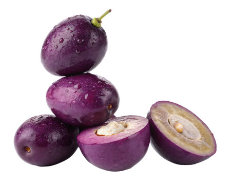 jambul fruit, isolated PNG transparent background