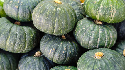 Japanese pumpkin in the market