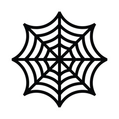 Spider Web Icon Vector Illustration