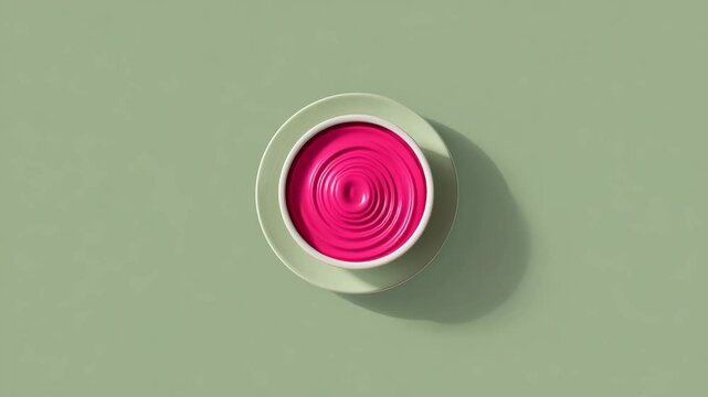 pink liquid sauce in a bowl