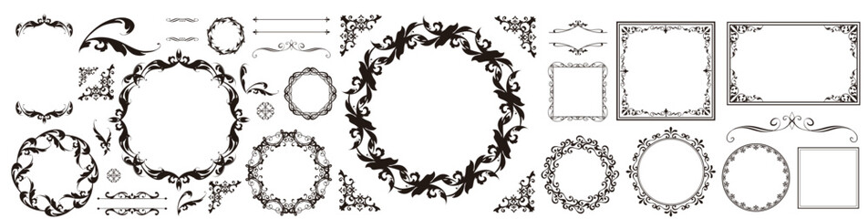 ゴージャスなフレームデザイン