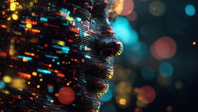 AI Artificial Intelligence Data Digital Futuristic Network Mind