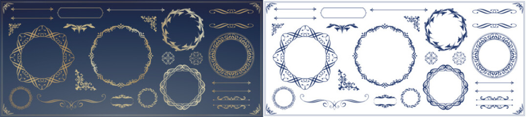 ゴージャスなフレームデザイン