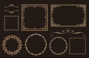 ゴージャスなフレームデザイン
