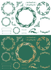 ゴージャスなフレームデザイン