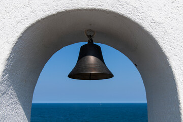 bell in the tower at the seaside
