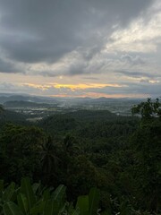 Stunning Sunset Over Majestic Mountain 