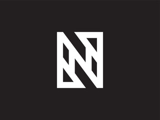 Modern Letter N Logo Template Design