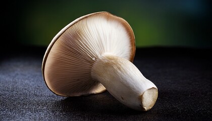 steppe white mushroom pleurotus eryngii shot close up tasty edible healthy mushroom autumn composition