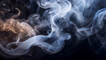 a close up shot of smoke on a dark mysterious background