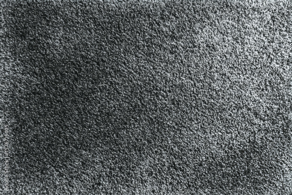 Poster textured gray carpet surface with soft fibers top view close-up