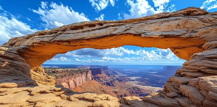 Mesa Arch Sunrise Over Canyonlands National Park, Utah