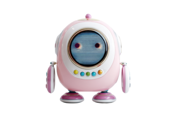 Robot toy playtime indoor digital art fun close-up