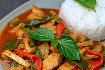 唐辛子を使い辛くてマイルドな味：レッドカレー